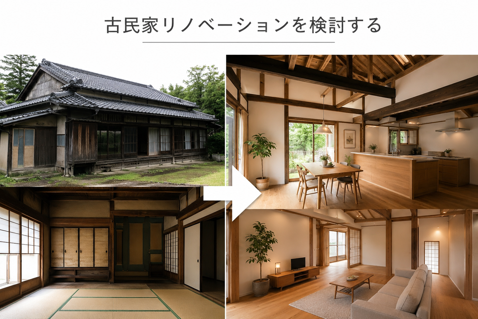 古いお家を活かすために。古民家リノベーションを検討する際のチェックリストと優先順位の決め方
