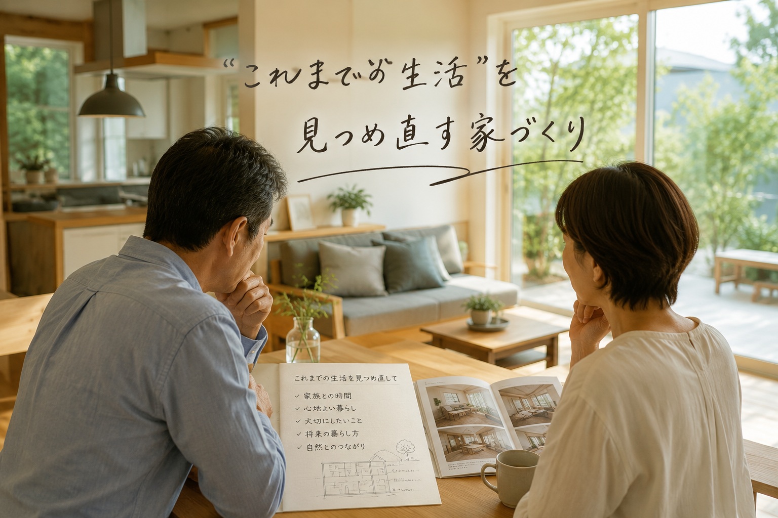 石巻で「これまでの生活」を見つめ直す。本当に必要な間取りと予算を整理する家づくりの進め方