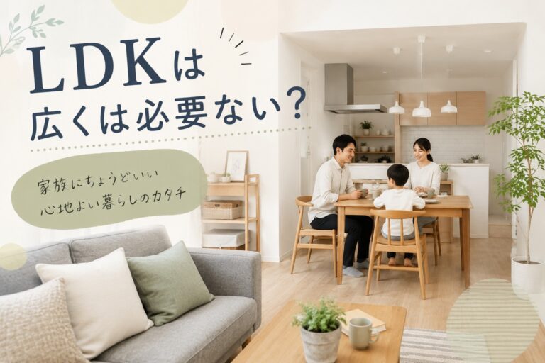「広いLDK」じゃなくても心地いい！限られた坪数で開放感を出すための3つの間取りの工夫