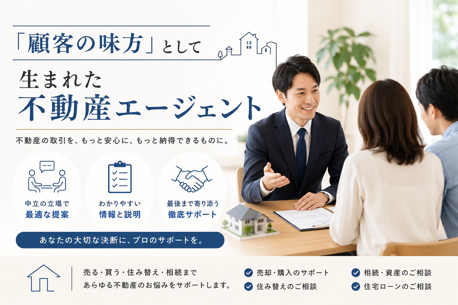 最近注目される「不動産エージェント」の活用法。石巻での土地探しから新築までをスムーズにするヒント