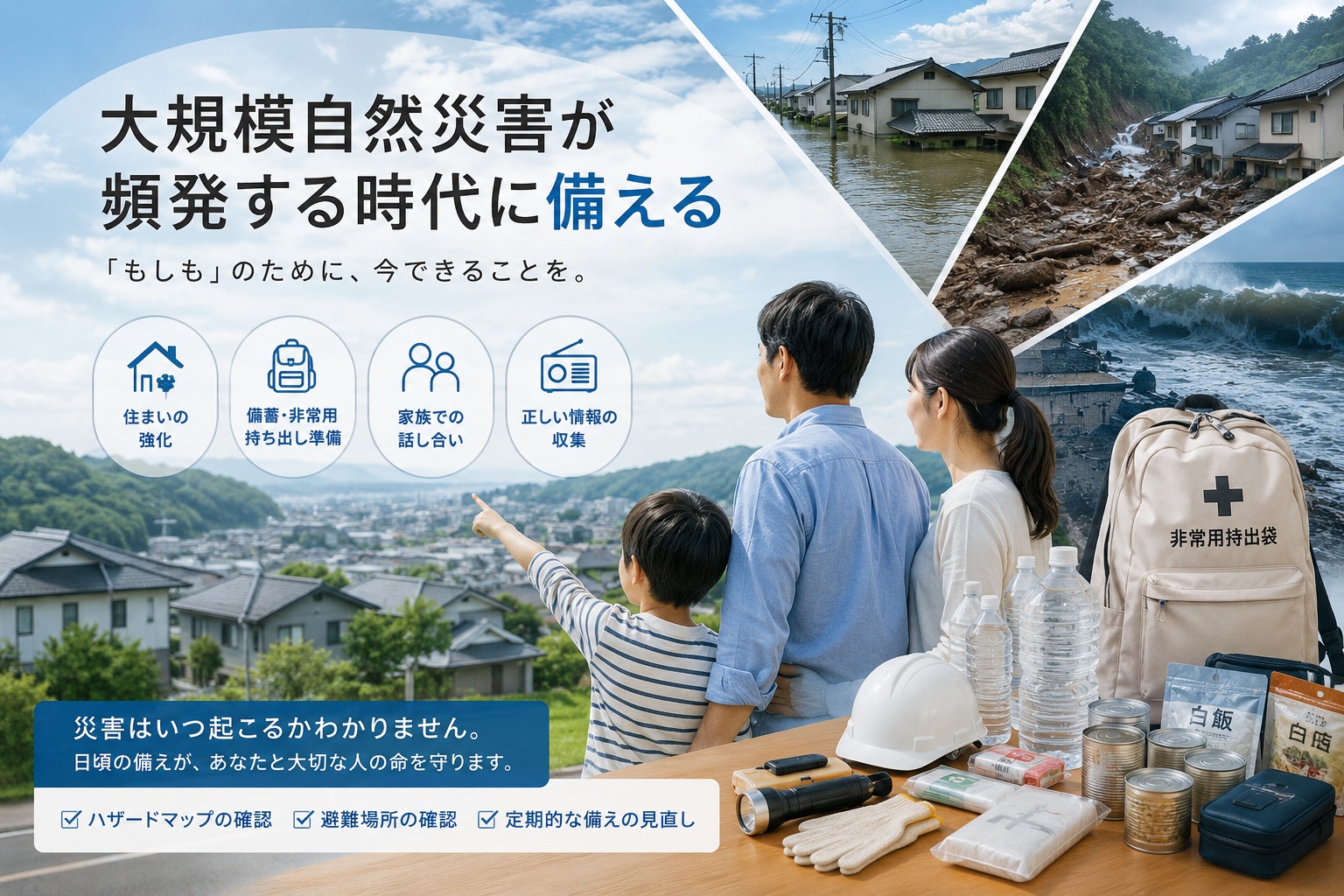 家づくりと火災保険の選び方。大規模自然災害に備える補償と予算のバランス