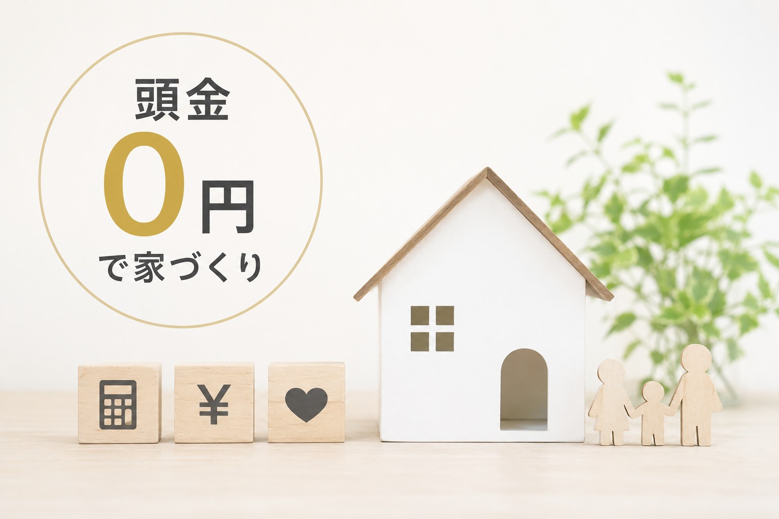 「貯金が少ないからマイホームは無理？」頭金なしでの家づくりに不安を感じるあなたへ