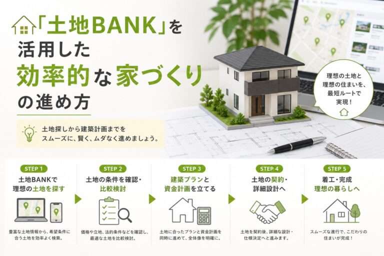 最近のネット土地探しはどう変わった？「土地BANK」の最新機能と石巻での家づくりへの取り入れ方