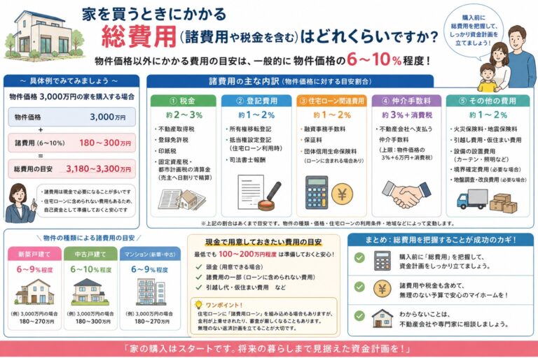 石巻で家を買う！総費用はどれくらい？諸費用や税金の目安を解説