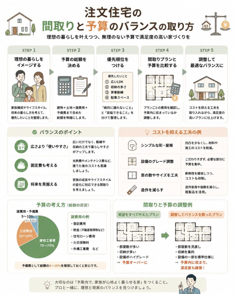 石巻で建てる注文住宅｜「自由すぎて決められない」を解決する間取りと予算のバランスの取り方