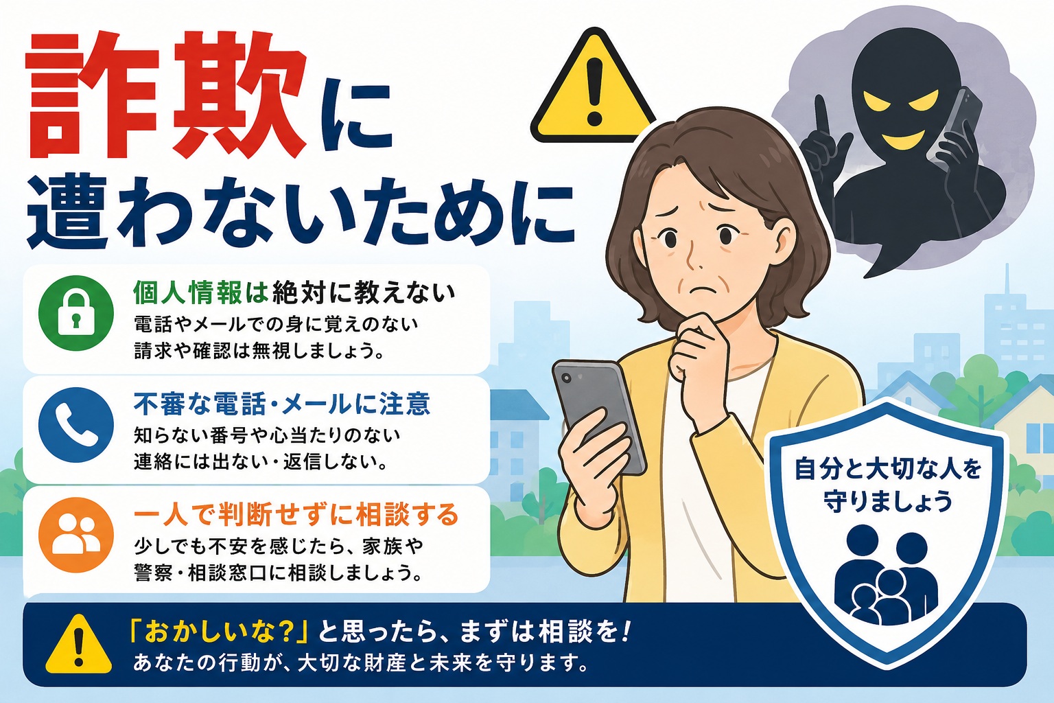 最近ニュースで耳にする「リフォーム詐欺」や悪質勧誘の被害。石巻の住まいを守るために今できること