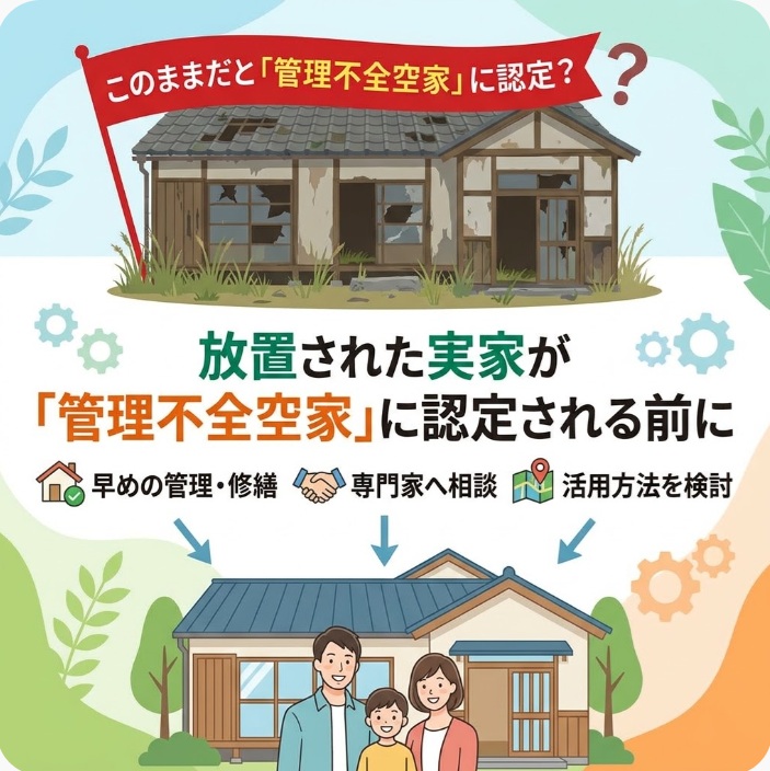 放置された実家が「管理不全空家」に認定される前に取り組むべき3つの整理ステップ