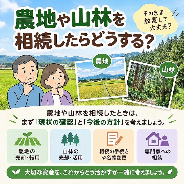 石巻市で農地や山林を相続したらどうする？維持費用と活用・手放す選択肢のまとめ